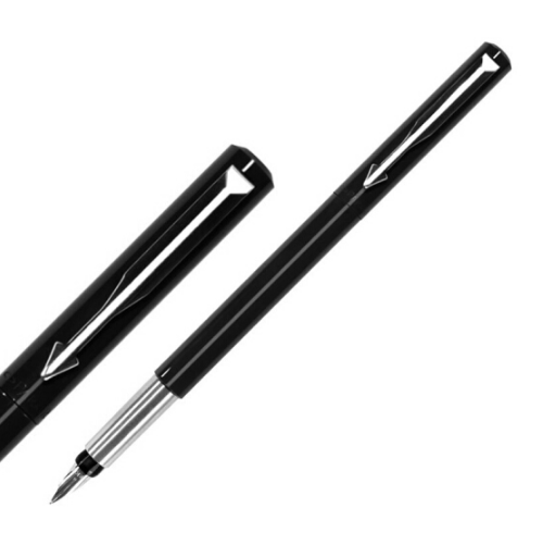 派克（PARKER）钢笔威雅系列黑色胶杆印logo商务礼品定制