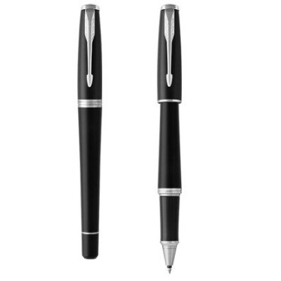 派克（PARKER）宝珠笔新款都市系列磨砂白夹/金夹商务礼品