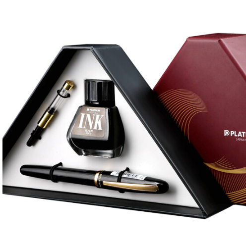 白金（PLATINUM）PGB-3000铱金钢笔墨水礼盒套装 商务礼品