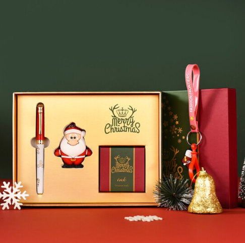 公爵圣诞礼品钢笔墨水礼盒套装 圣诞礼品可定制logo   年会礼品